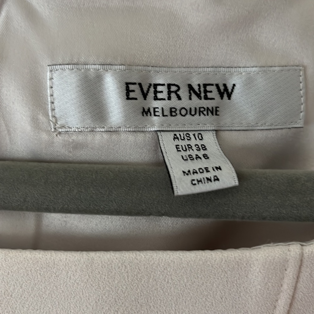 EVER NEW Melbourne Ivory Square Neck Flare Dress‎ Size US 6 NWT - Picture 5 of 7